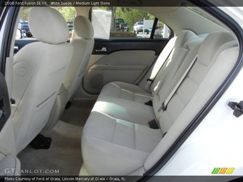 Rear Seat of 2008 Fusion SE V6