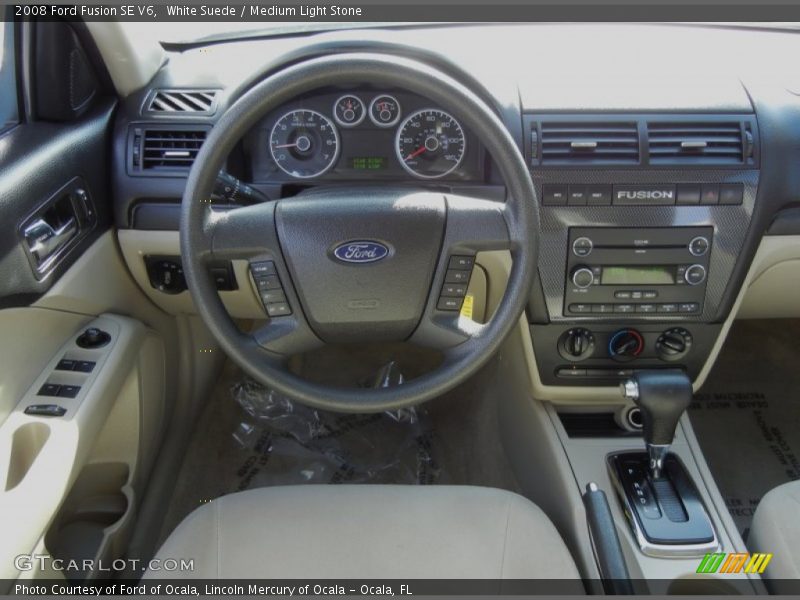 Dashboard of 2008 Fusion SE V6