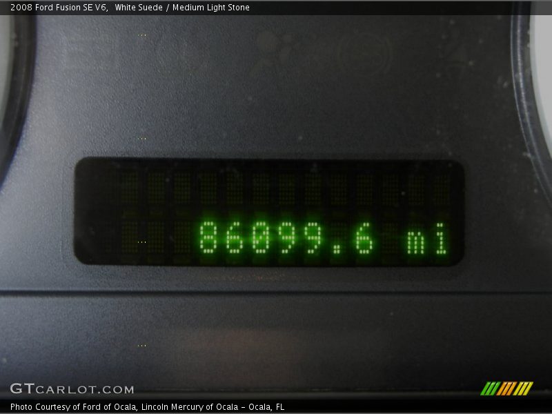 White Suede / Medium Light Stone 2008 Ford Fusion SE V6