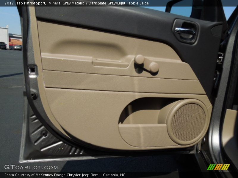 Mineral Gray Metallic / Dark Slate Gray/Light Pebble Beige 2012 Jeep Patriot Sport