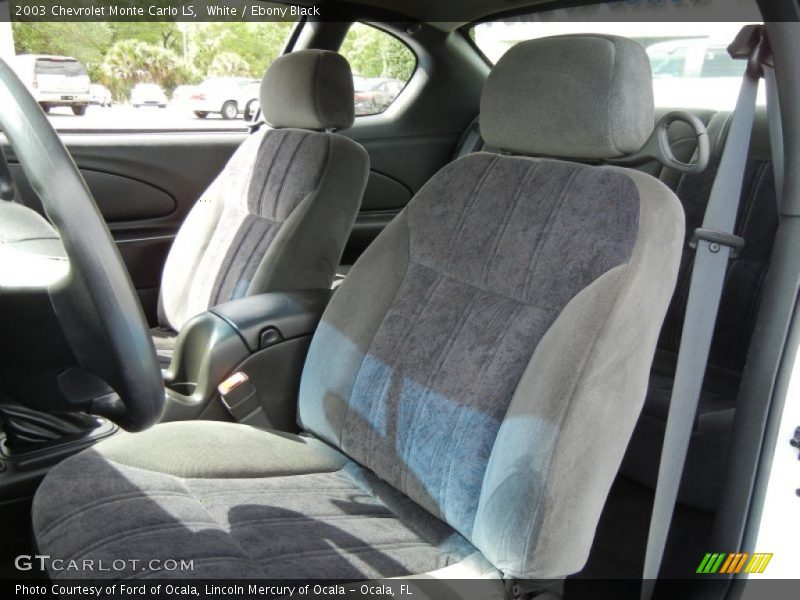White / Ebony Black 2003 Chevrolet Monte Carlo LS