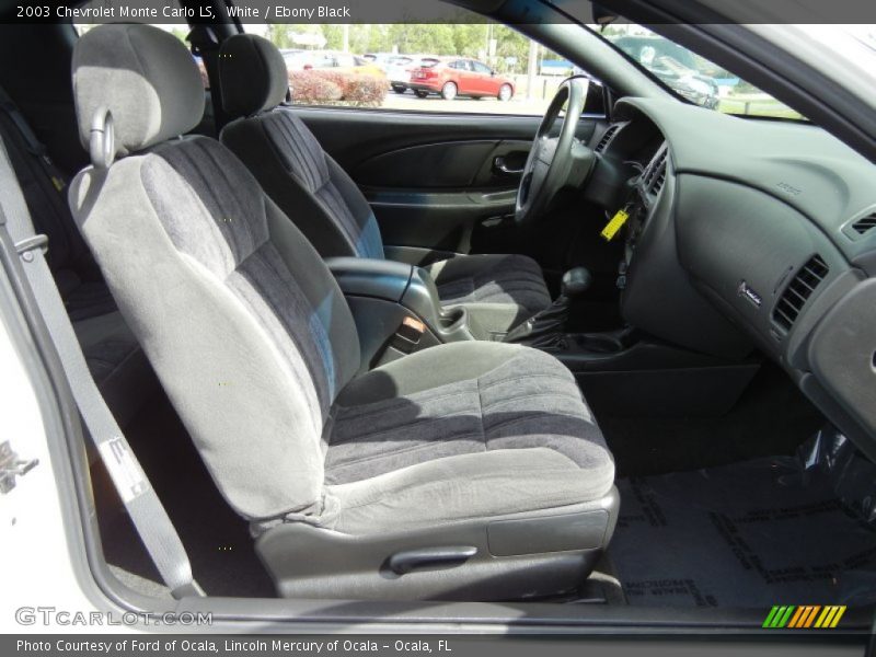 White / Ebony Black 2003 Chevrolet Monte Carlo LS