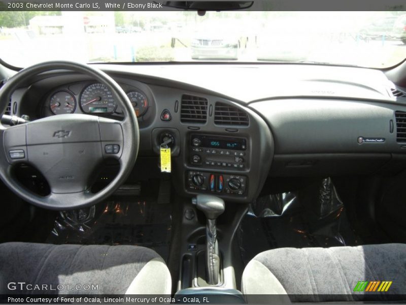 White / Ebony Black 2003 Chevrolet Monte Carlo LS
