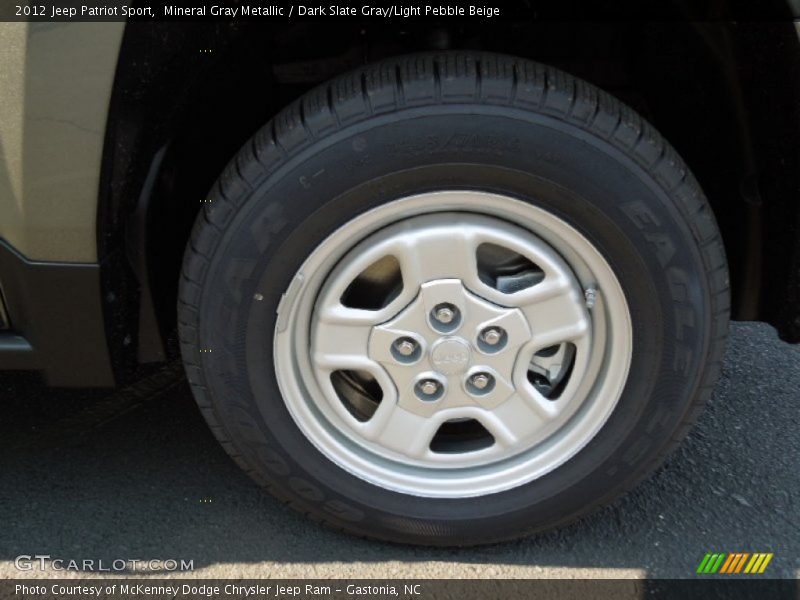 Mineral Gray Metallic / Dark Slate Gray/Light Pebble Beige 2012 Jeep Patriot Sport