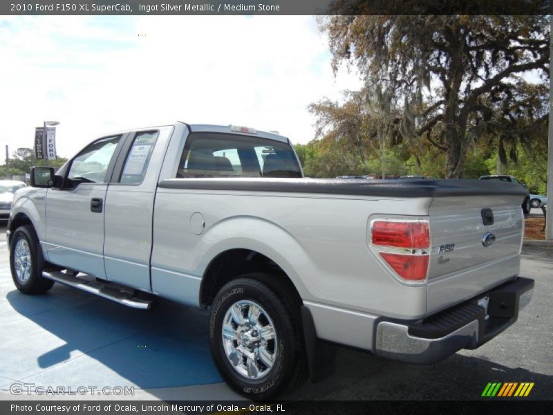Ingot Silver Metallic / Medium Stone 2010 Ford F150 XL SuperCab