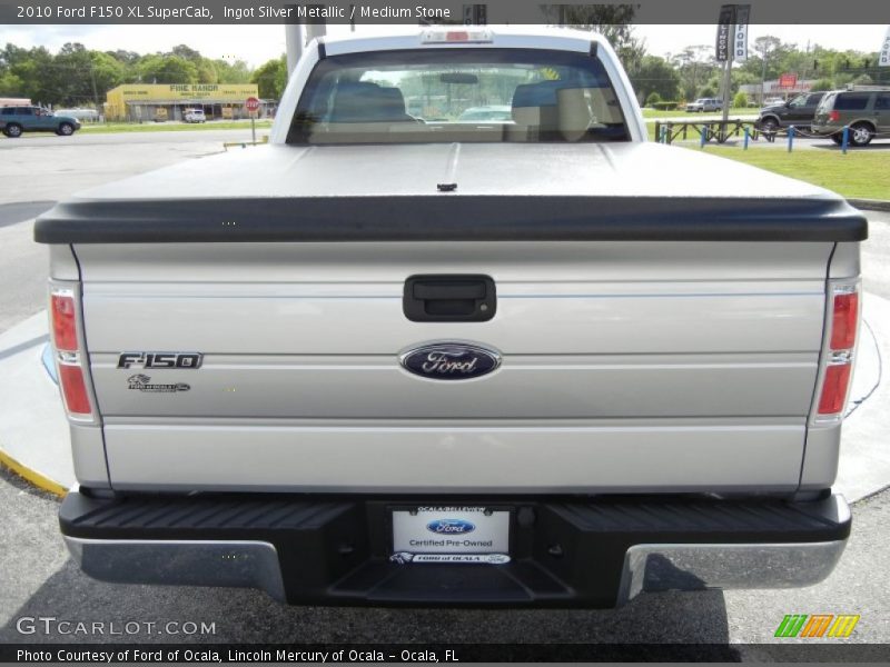 Ingot Silver Metallic / Medium Stone 2010 Ford F150 XL SuperCab