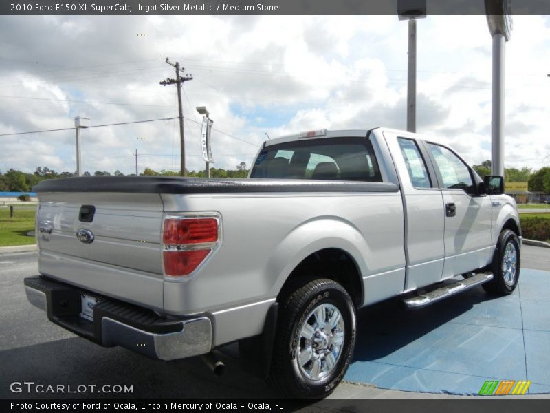 Ingot Silver Metallic / Medium Stone 2010 Ford F150 XL SuperCab
