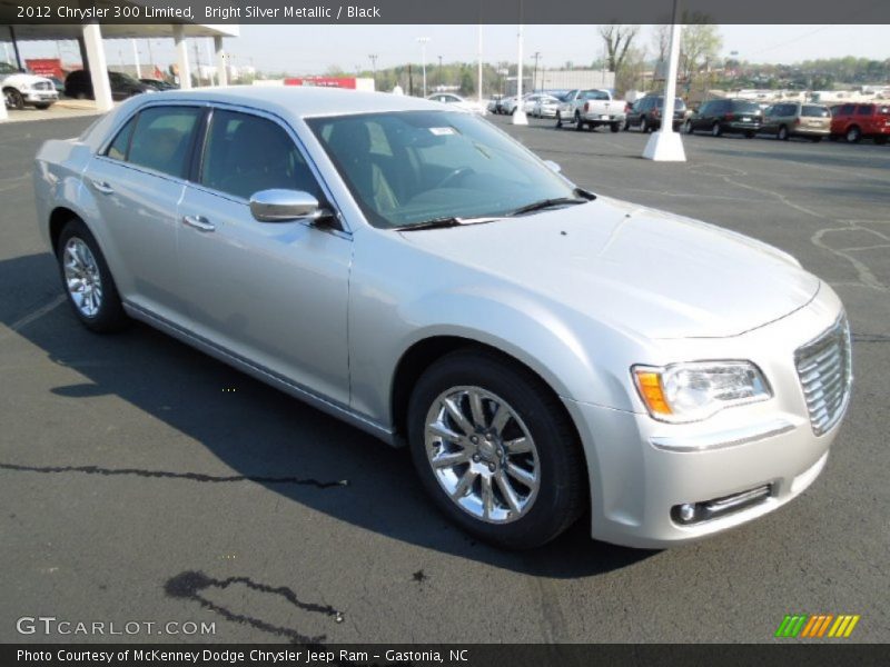 Bright Silver Metallic / Black 2012 Chrysler 300 Limited