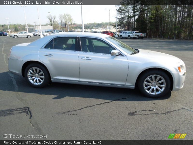 Bright Silver Metallic / Black 2012 Chrysler 300 Limited