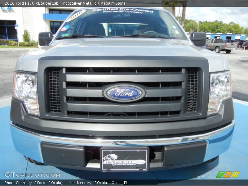 Ingot Silver Metallic / Medium Stone 2010 Ford F150 XL SuperCab