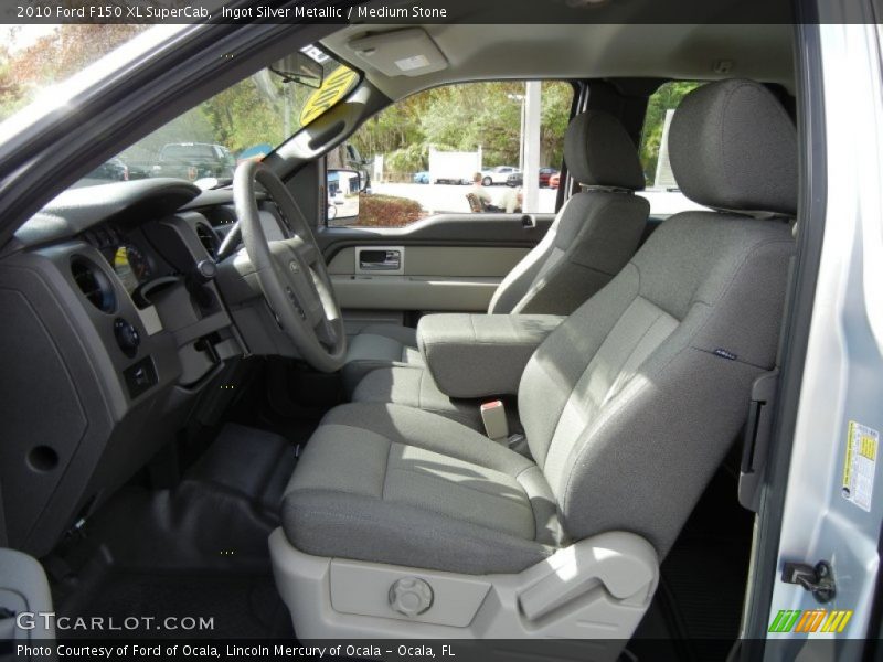 Ingot Silver Metallic / Medium Stone 2010 Ford F150 XL SuperCab