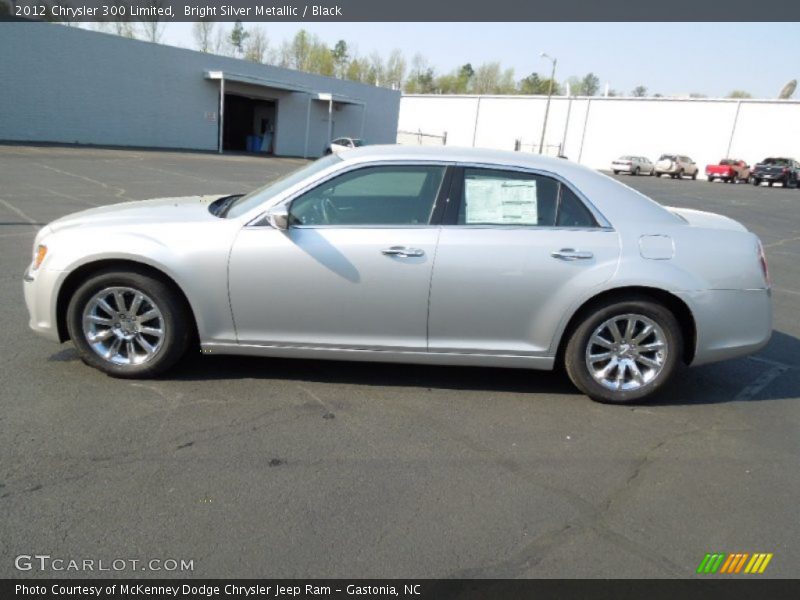 Bright Silver Metallic / Black 2012 Chrysler 300 Limited