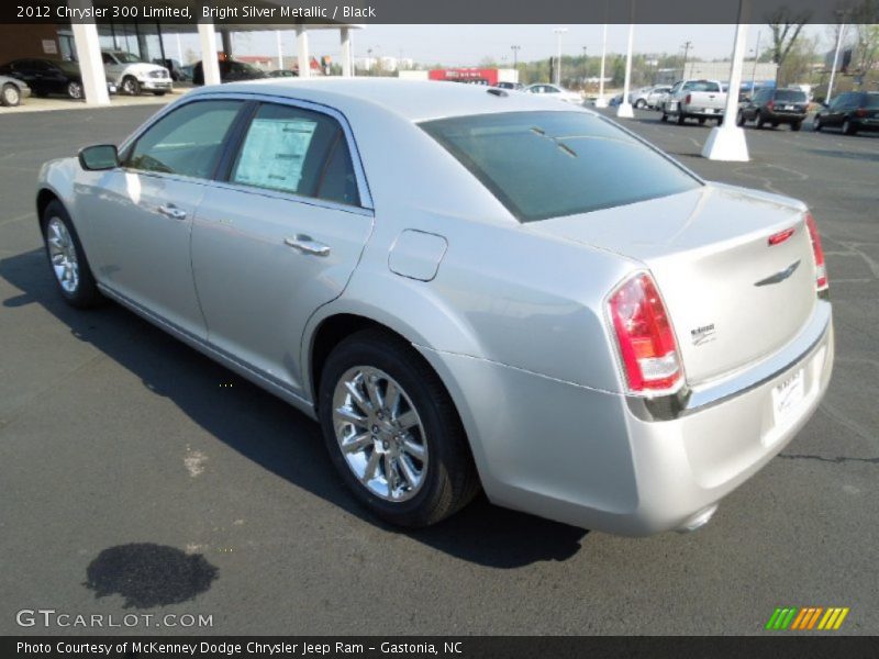 Bright Silver Metallic / Black 2012 Chrysler 300 Limited