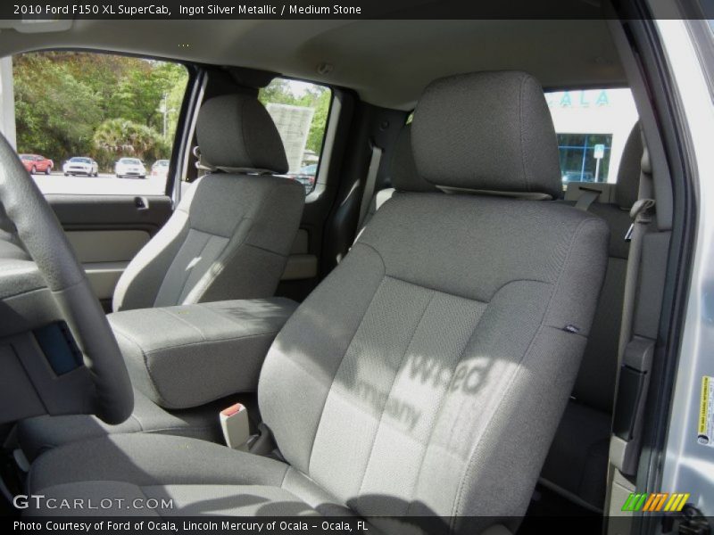Ingot Silver Metallic / Medium Stone 2010 Ford F150 XL SuperCab