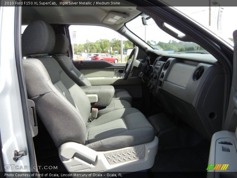 Ingot Silver Metallic / Medium Stone 2010 Ford F150 XL SuperCab
