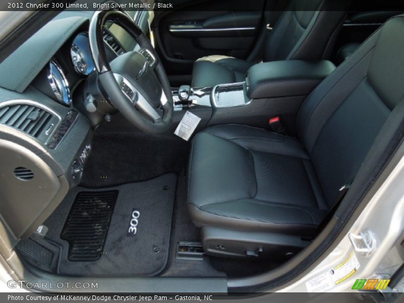 Bright Silver Metallic / Black 2012 Chrysler 300 Limited