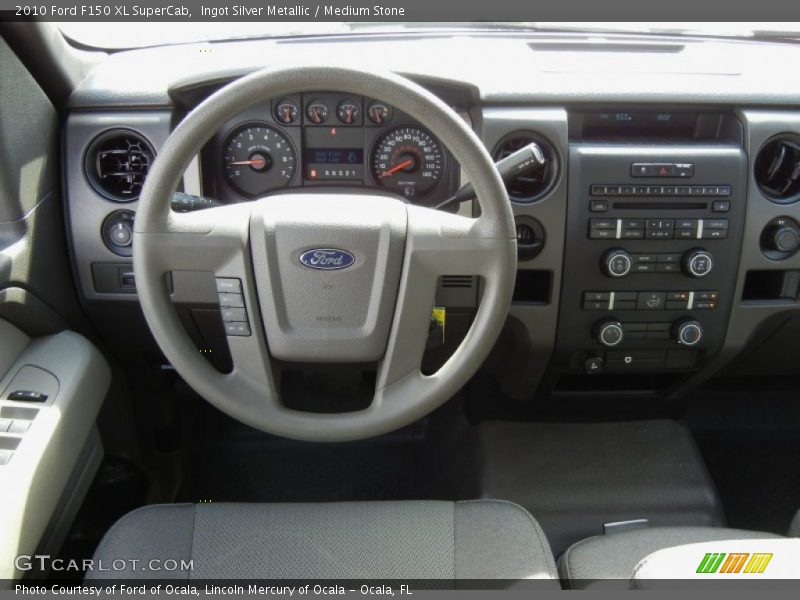 Ingot Silver Metallic / Medium Stone 2010 Ford F150 XL SuperCab