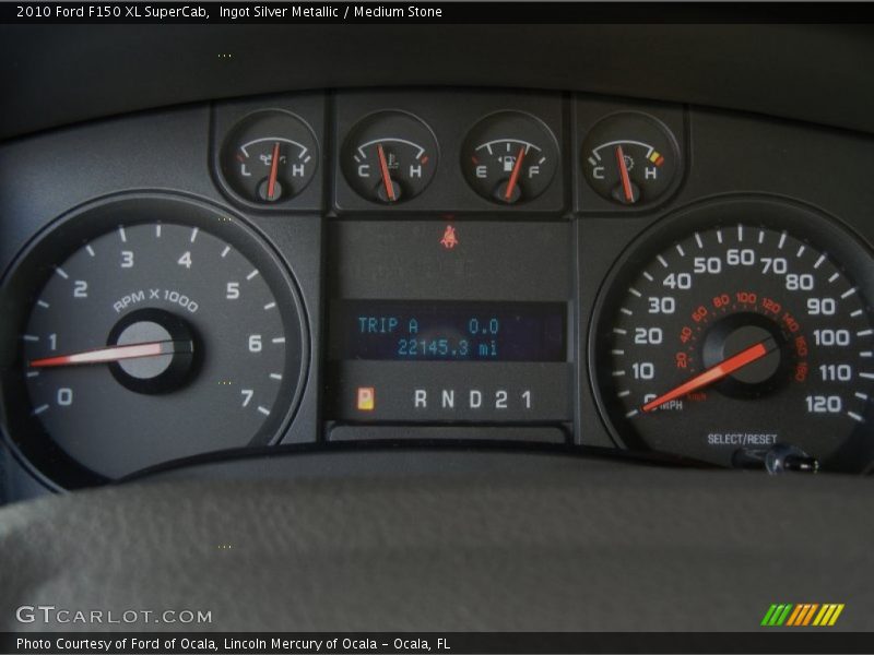 Ingot Silver Metallic / Medium Stone 2010 Ford F150 XL SuperCab
