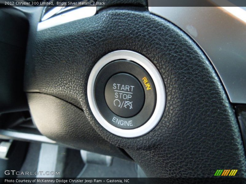 Bright Silver Metallic / Black 2012 Chrysler 300 Limited