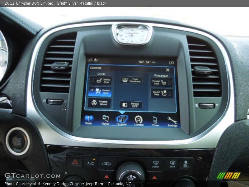 Bright Silver Metallic / Black 2012 Chrysler 300 Limited