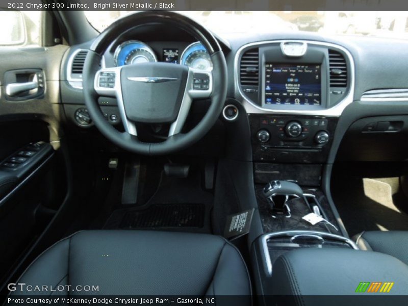 Bright Silver Metallic / Black 2012 Chrysler 300 Limited