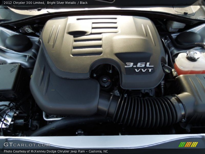 Bright Silver Metallic / Black 2012 Chrysler 300 Limited