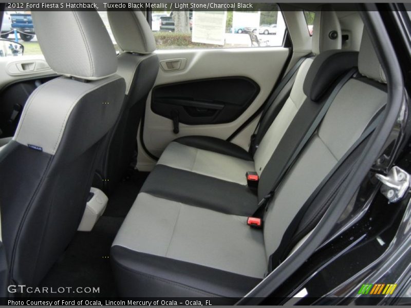 Rear Seat of 2012 Fiesta S Hatchback