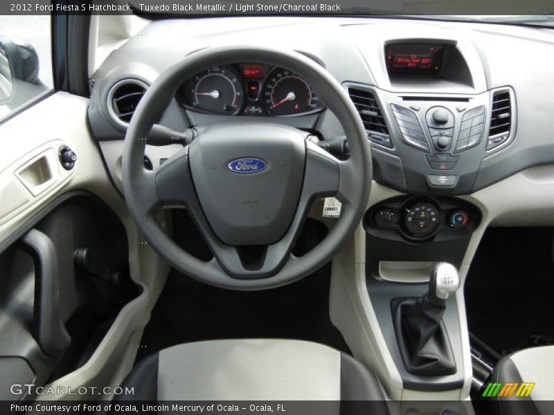 Dashboard of 2012 Fiesta S Hatchback