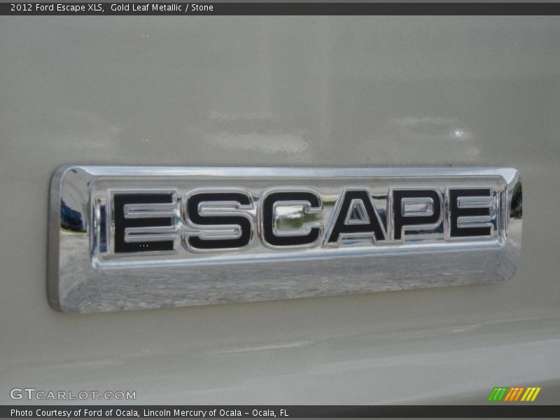 Gold Leaf Metallic / Stone 2012 Ford Escape XLS