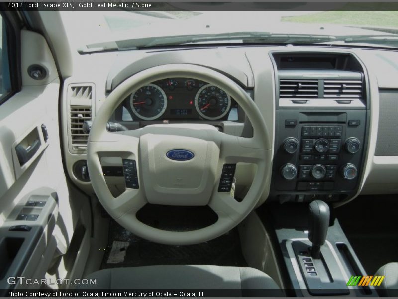 Gold Leaf Metallic / Stone 2012 Ford Escape XLS