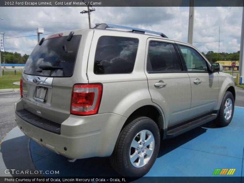 Gold Leaf Metallic / Camel 2012 Ford Escape Limited