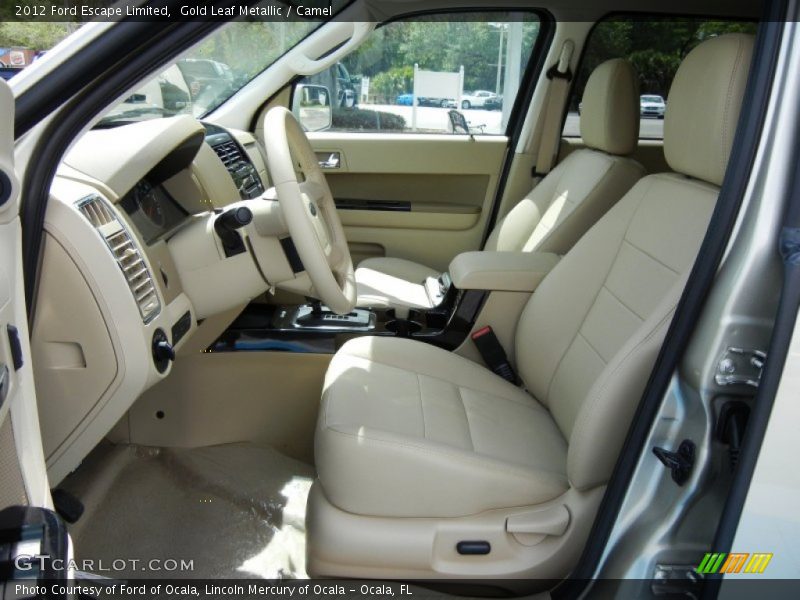 Gold Leaf Metallic / Camel 2012 Ford Escape Limited