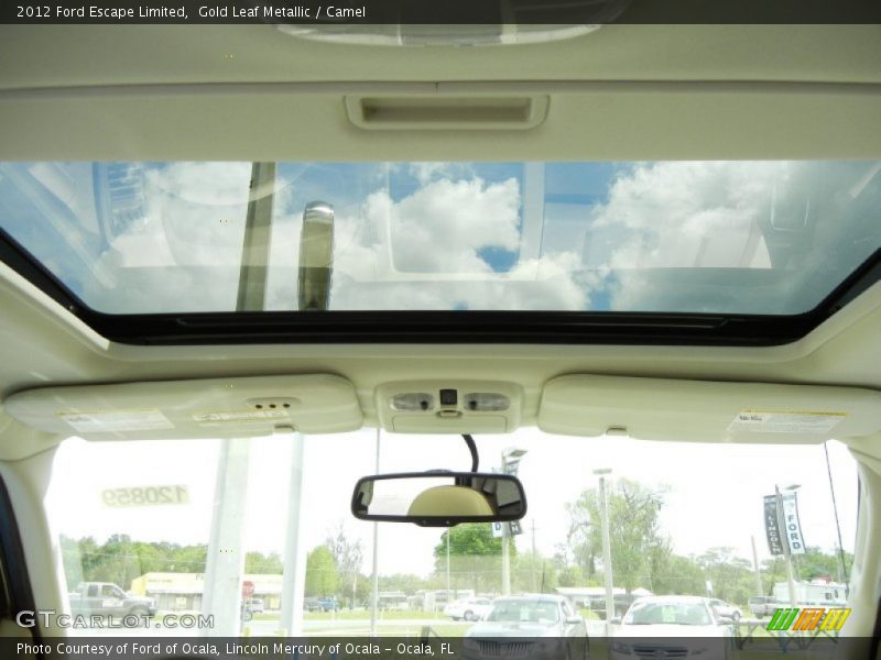 Gold Leaf Metallic / Camel 2012 Ford Escape Limited