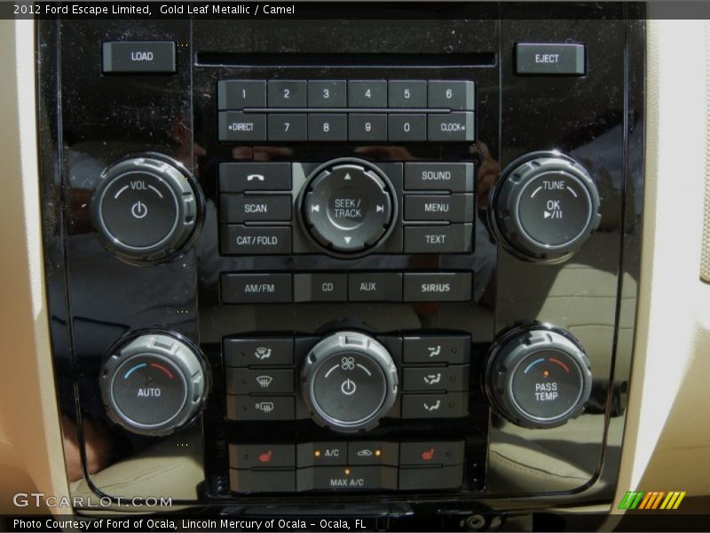 Gold Leaf Metallic / Camel 2012 Ford Escape Limited