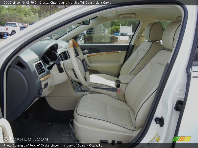 Crystal Champagne Metallic Tri-Coat / Light Camel 2012 Lincoln MKZ FWD