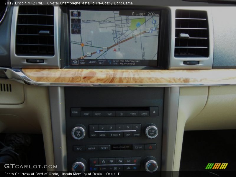 Crystal Champagne Metallic Tri-Coat / Light Camel 2012 Lincoln MKZ FWD