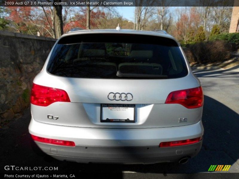 Ice Silver Metallic / Cardamom Beige 2009 Audi Q7 3.6 Premium quattro