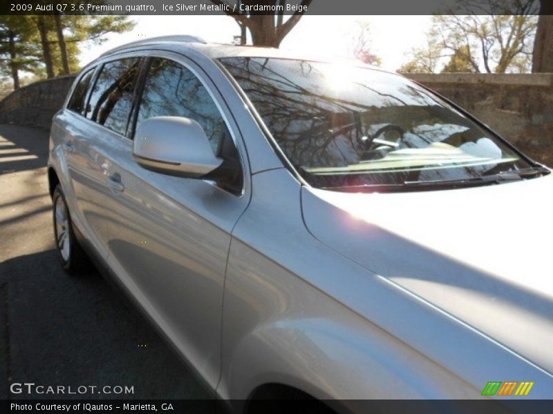 Ice Silver Metallic / Cardamom Beige 2009 Audi Q7 3.6 Premium quattro