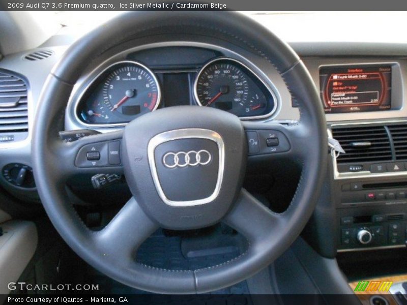 Ice Silver Metallic / Cardamom Beige 2009 Audi Q7 3.6 Premium quattro