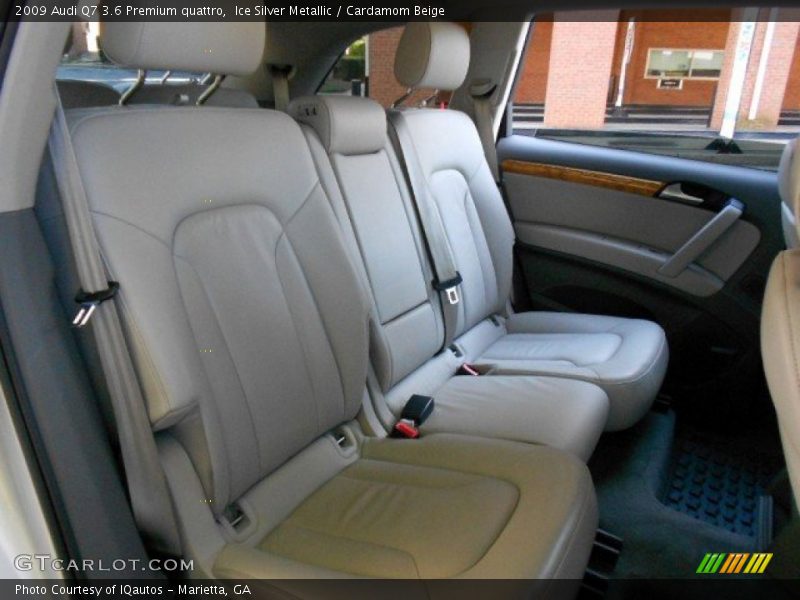 Ice Silver Metallic / Cardamom Beige 2009 Audi Q7 3.6 Premium quattro