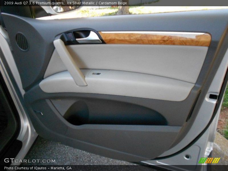 Ice Silver Metallic / Cardamom Beige 2009 Audi Q7 3.6 Premium quattro
