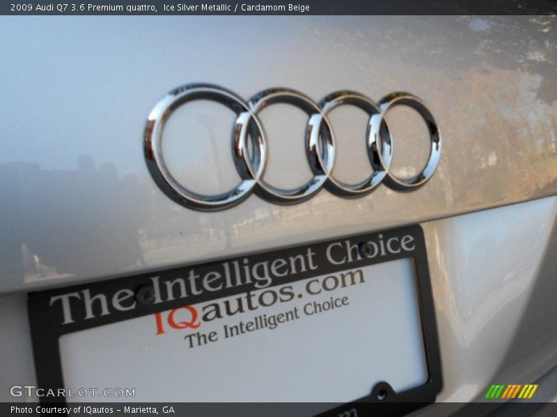Ice Silver Metallic / Cardamom Beige 2009 Audi Q7 3.6 Premium quattro