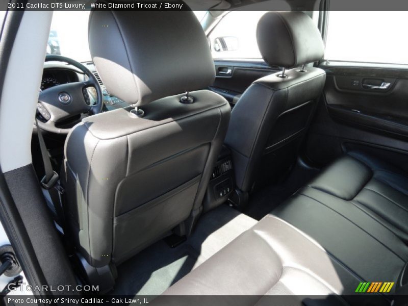 White Diamond Tricoat / Ebony 2011 Cadillac DTS Luxury