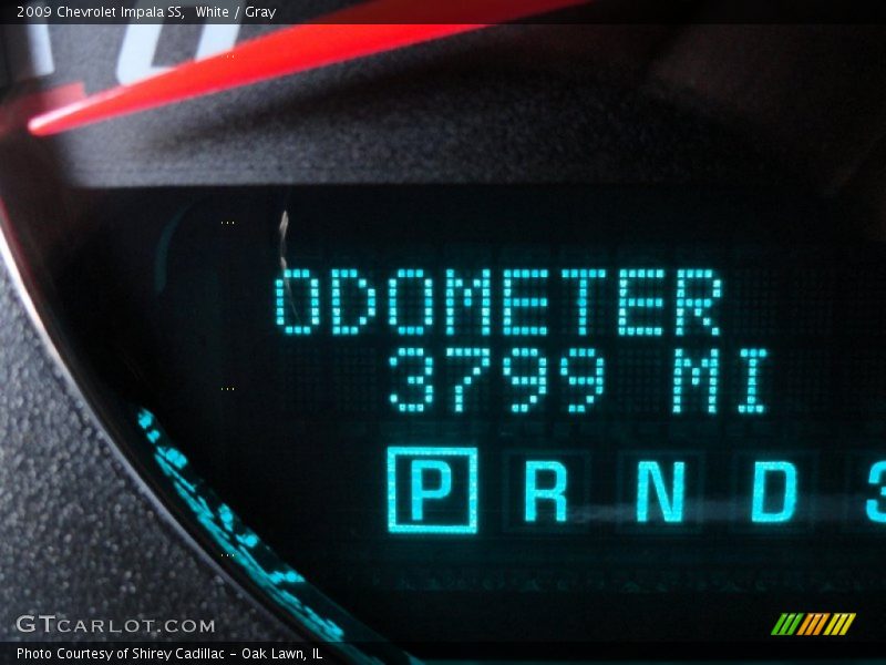 White / Gray 2009 Chevrolet Impala SS