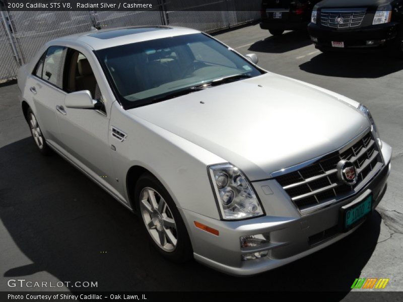 Radiant Silver / Cashmere 2009 Cadillac STS V8