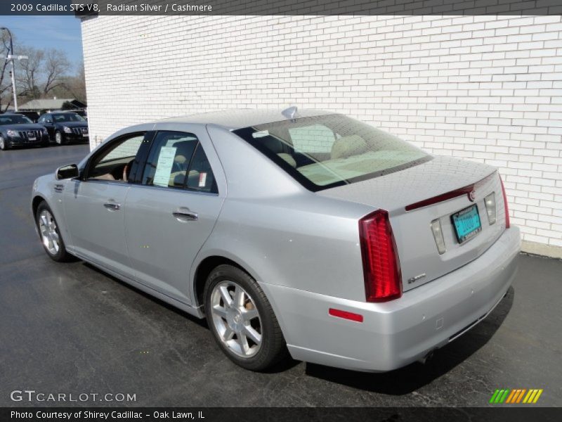 Radiant Silver / Cashmere 2009 Cadillac STS V8