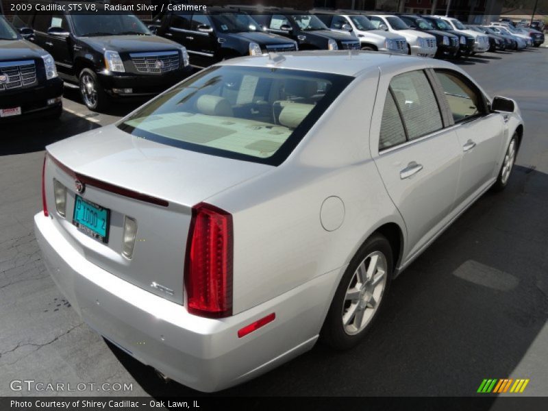 Radiant Silver / Cashmere 2009 Cadillac STS V8