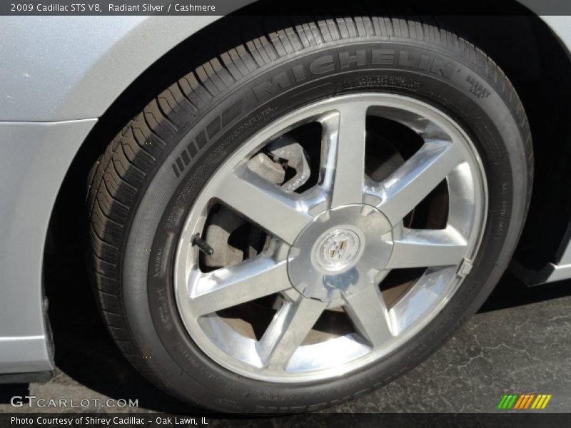 Radiant Silver / Cashmere 2009 Cadillac STS V8