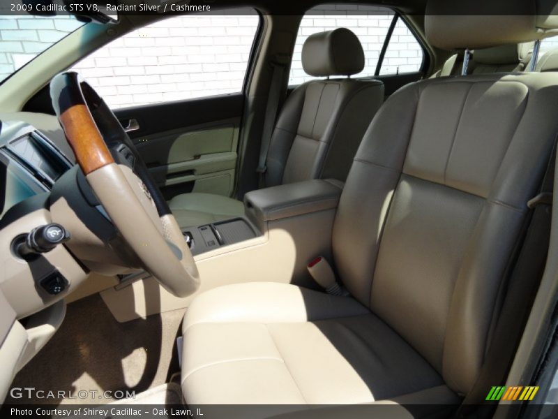 Radiant Silver / Cashmere 2009 Cadillac STS V8