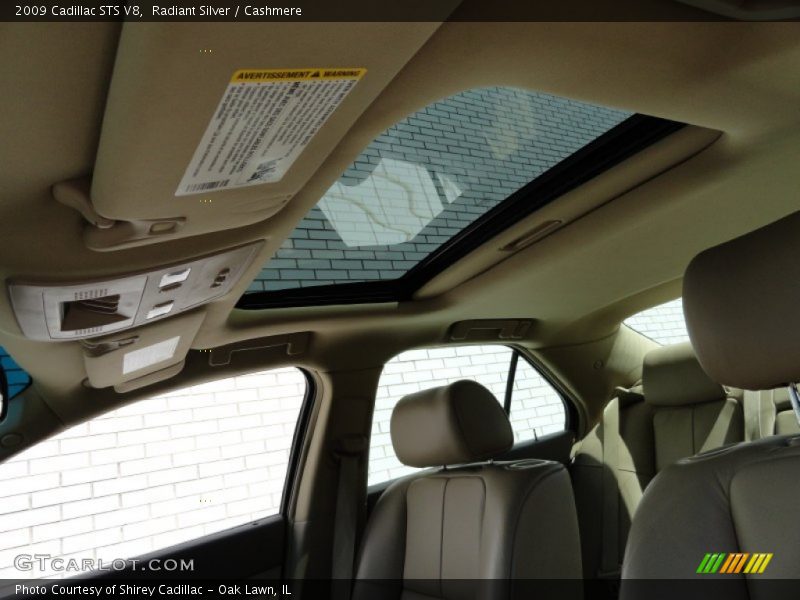 Radiant Silver / Cashmere 2009 Cadillac STS V8